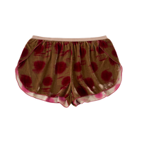 〖WULTMAS X Affection BLVD〗Susu Velvet Split Shorts (S / M)