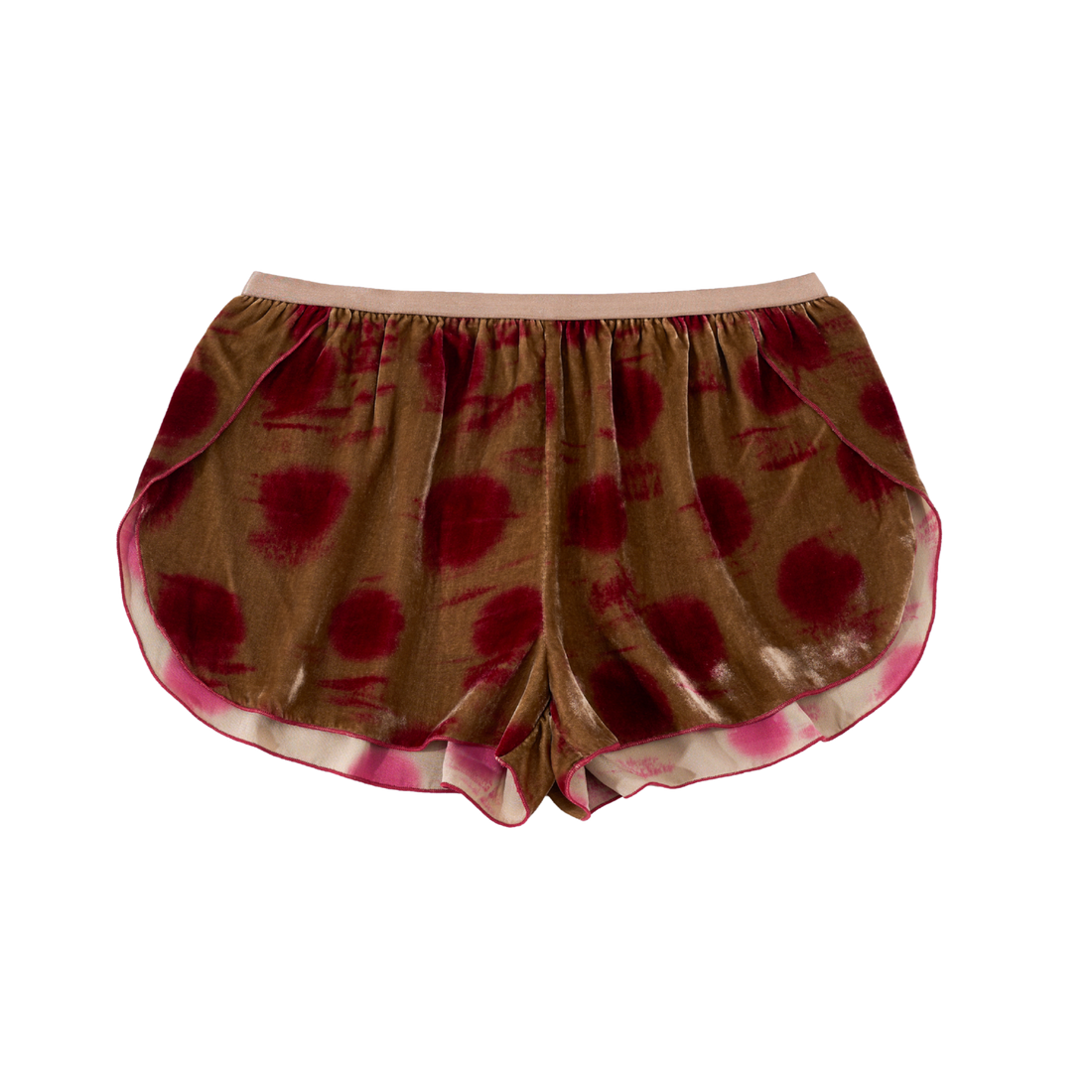 〖WULTMAS X Affection BLVD〗Susu Velvet Split Shorts (S / M)