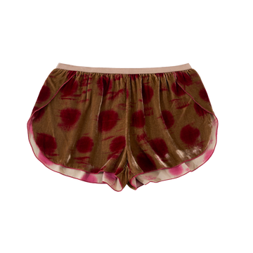 〖WULTMAS X Affection BLVD〗Susu Velvet Split Shorts (S / M)