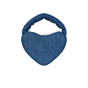 〖WULTMAS X Affection BLVD〗Marshmallow Heart Clutch in Denim