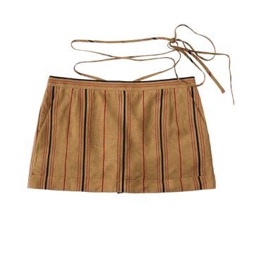 〖WULTMAS X Affection BLVD〗Woody Mini Skirt  (S / M)