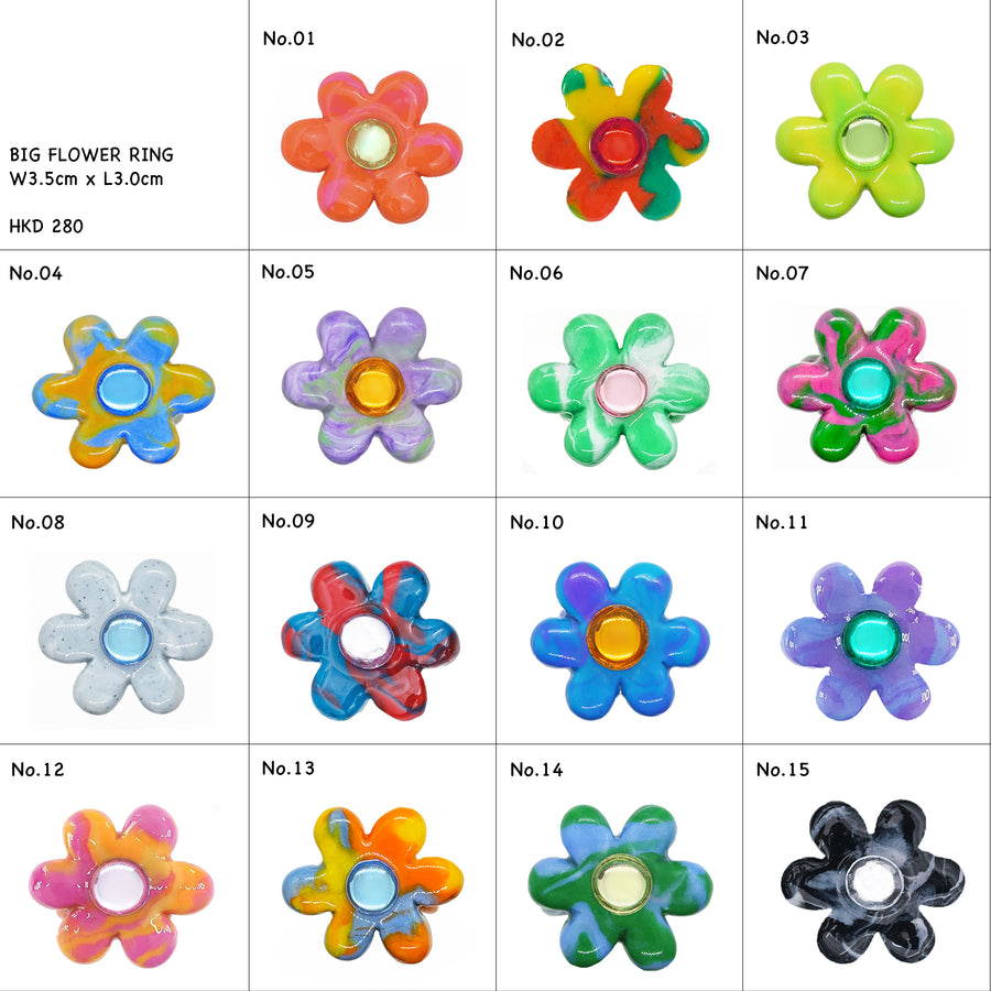 〖WULTMAS X MEI WO LENG〗Big Flower Ring