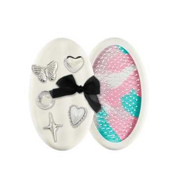 HAUM 隨行造型梳配梳扣 Travel Comb Set (with 6 Charms)