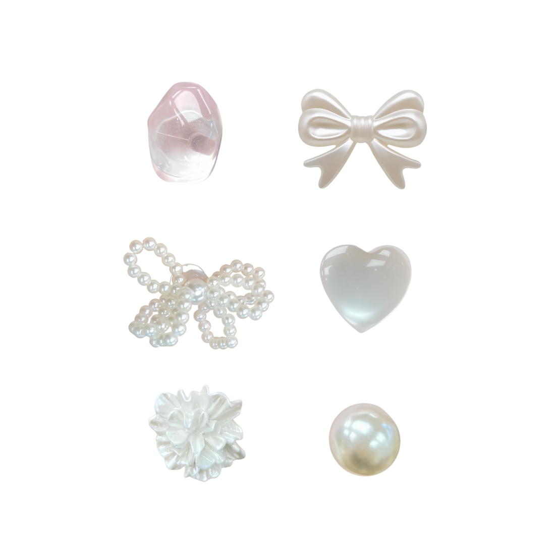 HAUM 隨行造型梳配梳扣 Travel Comb Set (with 6 Charms)