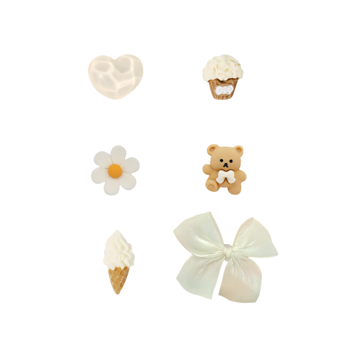 HAUM 隨行造型梳配梳扣 Travel Comb Set (with 6 Charms)