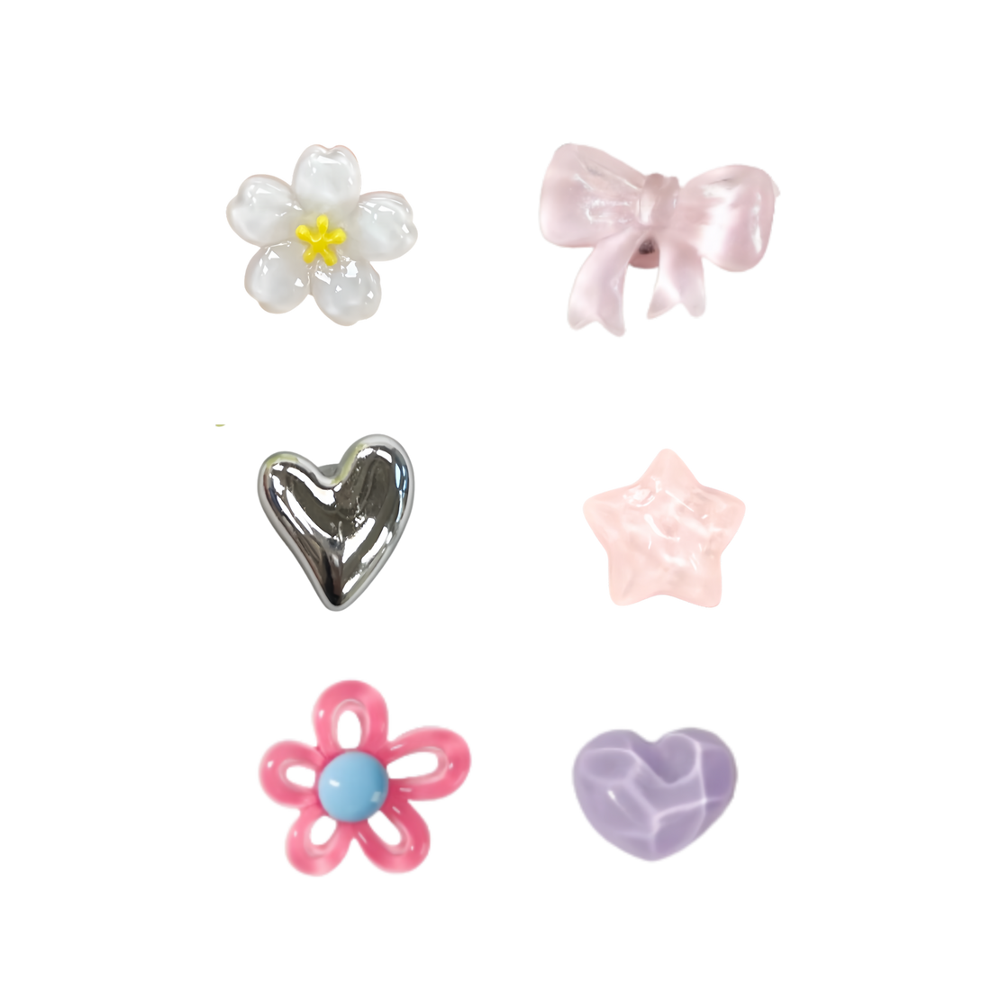 HAUM 隨行造型梳配梳扣 Travel Comb Set (with 6 Charms)