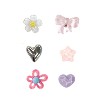 HAUM 隨行造型梳配梳扣 Travel Comb Set (with 6 Charms)