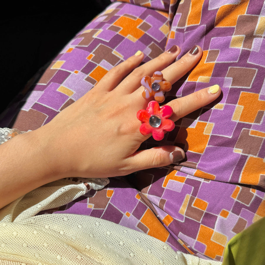 〖WULTMAS X MEI WO LENG〗Big Flower Ring