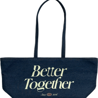 BETTER TOGETHER Dark Denim East West Bag