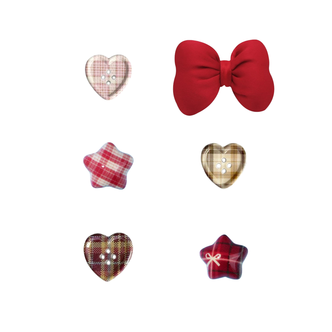 HAUM 隨行造型梳配梳扣 Travel Comb Set (with 6 Charms)