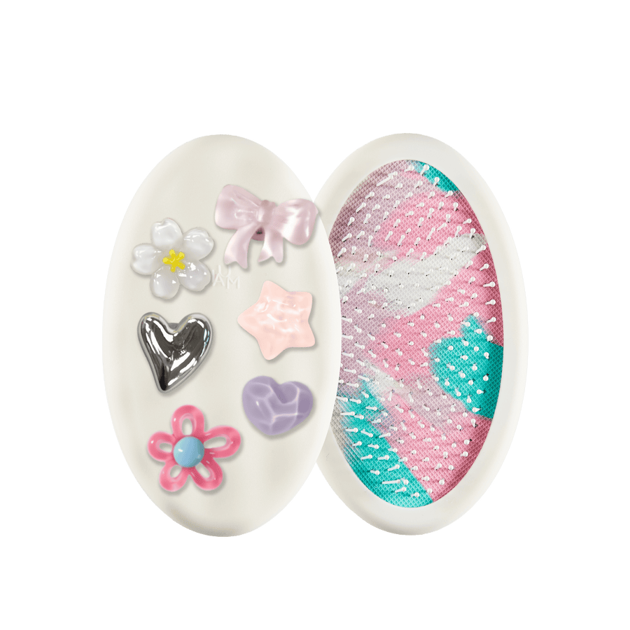 HAUM 隨行造型梳配梳扣 Travel Comb Set (with 6 Charms)