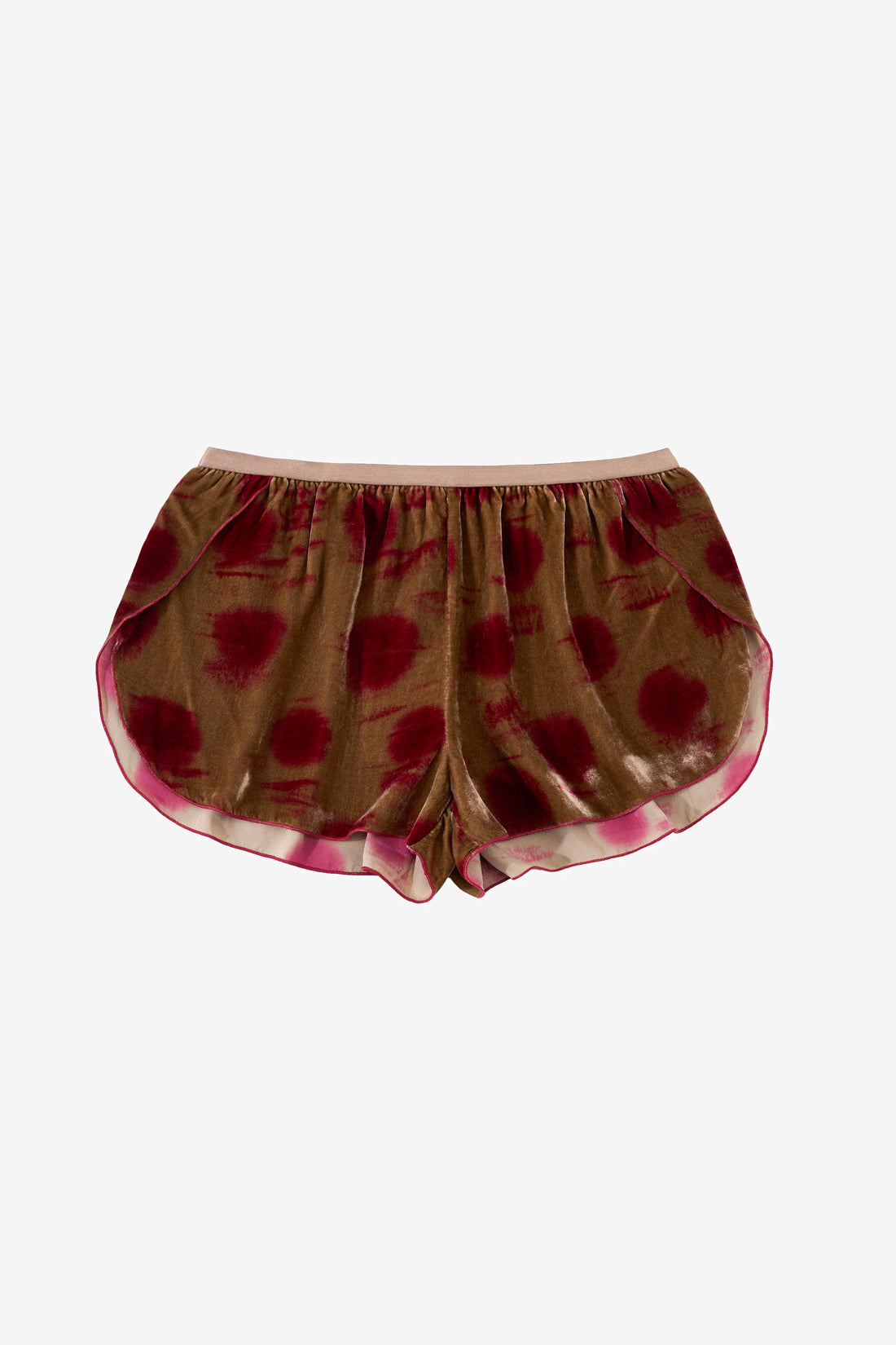 〖WULTMAS X Affection BLVD〗Susu Velvet Split Shorts (S / M)