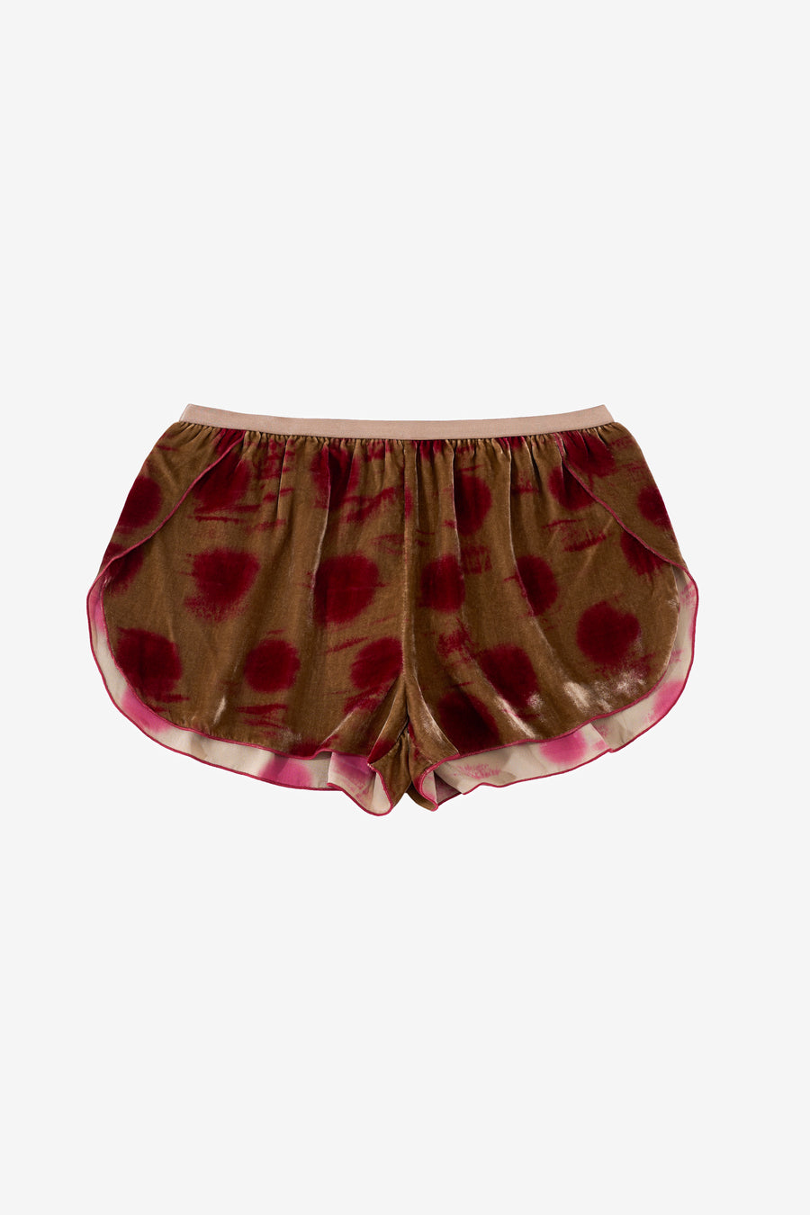 〖WULTMAS X Affection BLVD〗Susu Velvet Split Shorts (S / M)