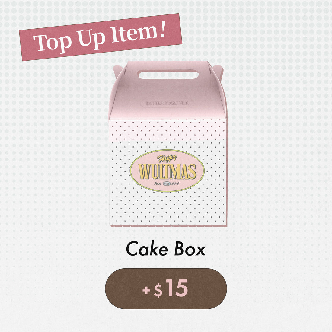 【WULTMAS】Cake Box