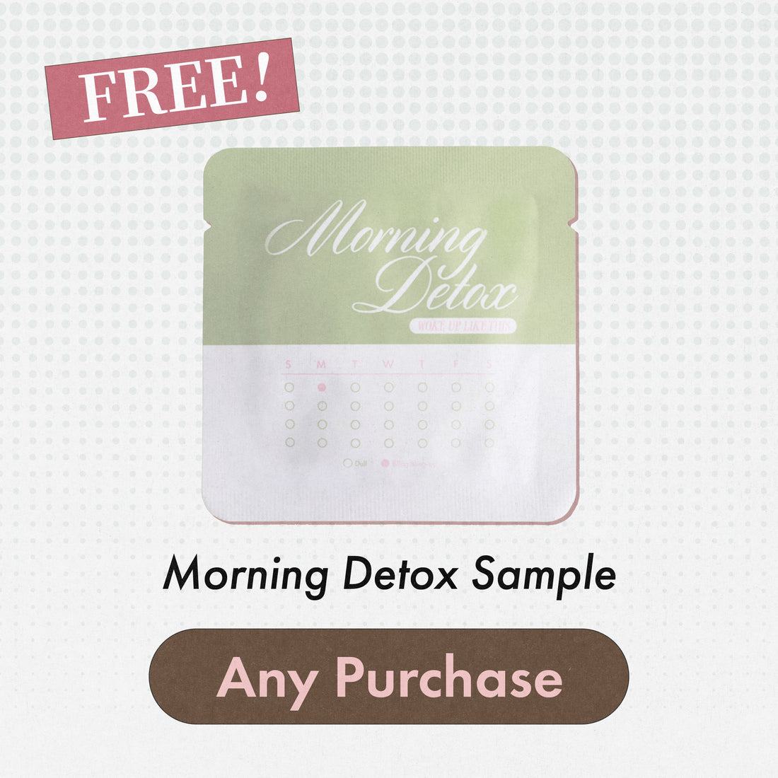🎁 SAMPLE Morning Detox Bling Bling Wipe (100% off)